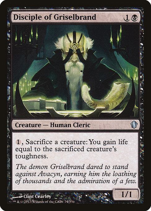 Disciple of Griselbrand [Commander 2013 - 74]