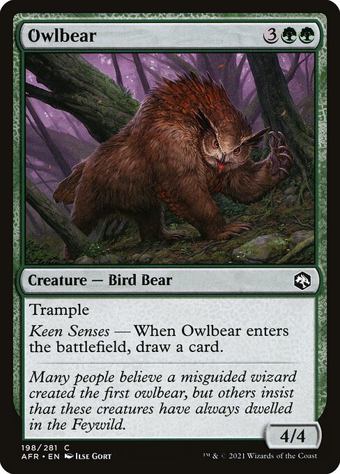 Owlbear [Adventures in the Forgotten Realms - 198]