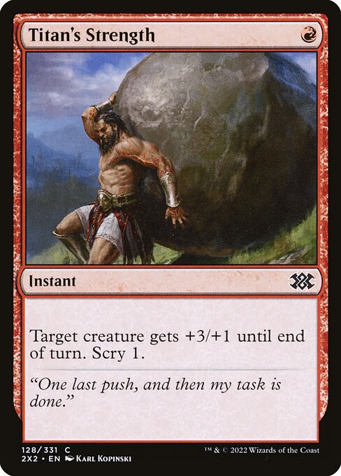 Titan's Strength [Double Masters 2022 - 128]