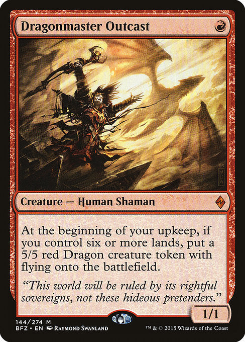 Dragonmaster Outcast [Battle for Zendikar - 144]