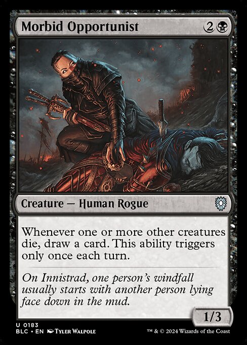 Morbid Opportunist [Bloomburrow Commander - 183]