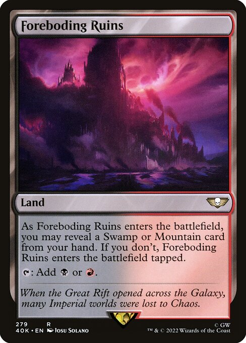 Foreboding Ruins [Warhammer 40,000 Commander - 279]