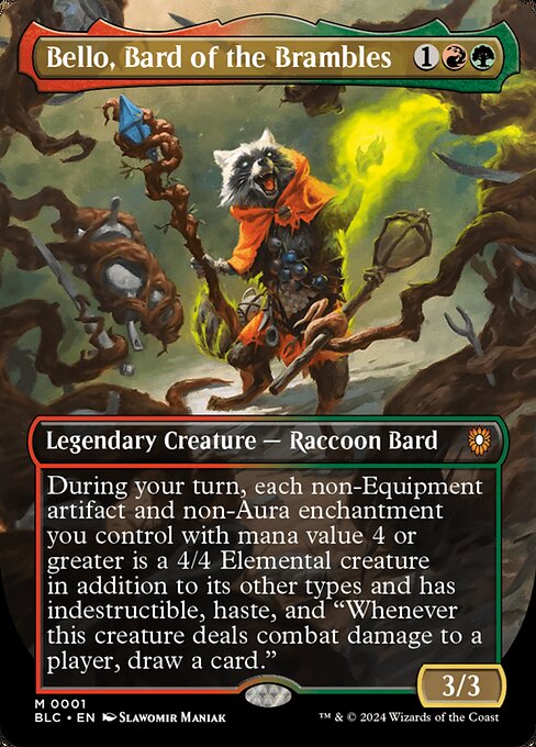 Bello, Bard of the Brambles [Bloomburrow Commander - 1]