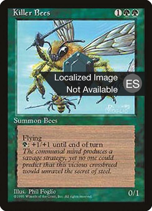 Killer Bees [Fourth Edition Foreign Black Border - 254]