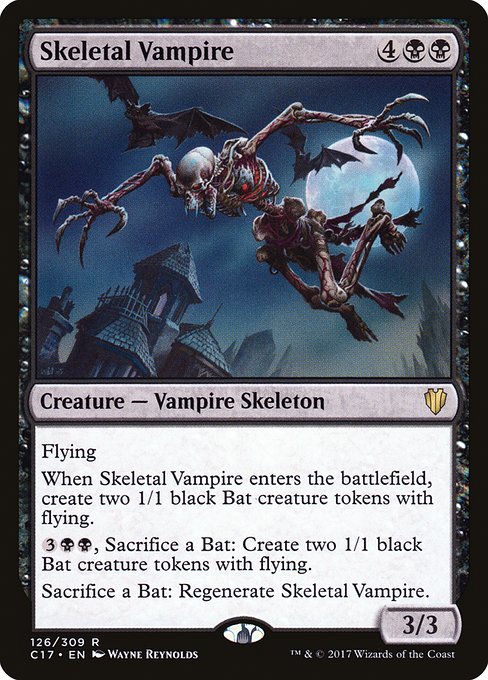 Skeletal Vampire [Commander 2017 - 126]