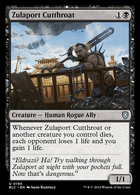 Zulaport Cutthroat [Bloomburrow Commander - 190]