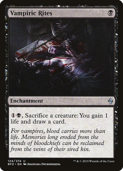 Vampiric Rites [Battle for Zendikar - 124]