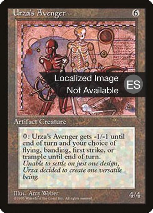 Urza's Avenger [Fourth Edition Foreign Black Border - 355]