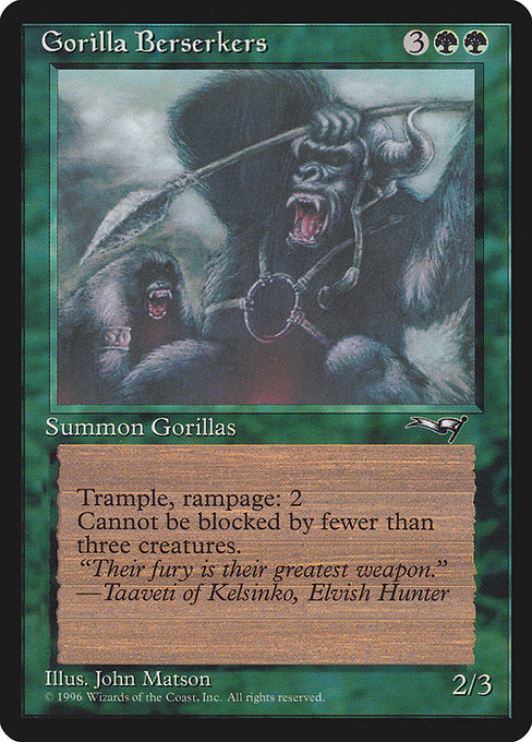 Gorilla Berserkers [Alliances - 93a]