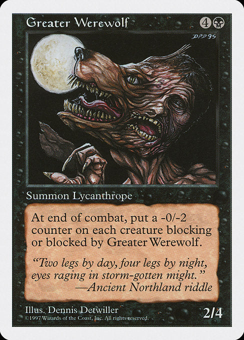 Greater Werewolf [Fifth Edition - 166]