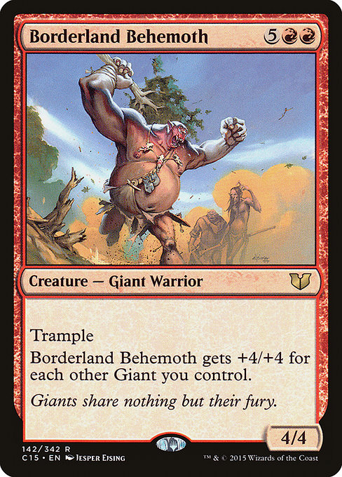 Borderland Behemoth [Commander 2015 - 142]