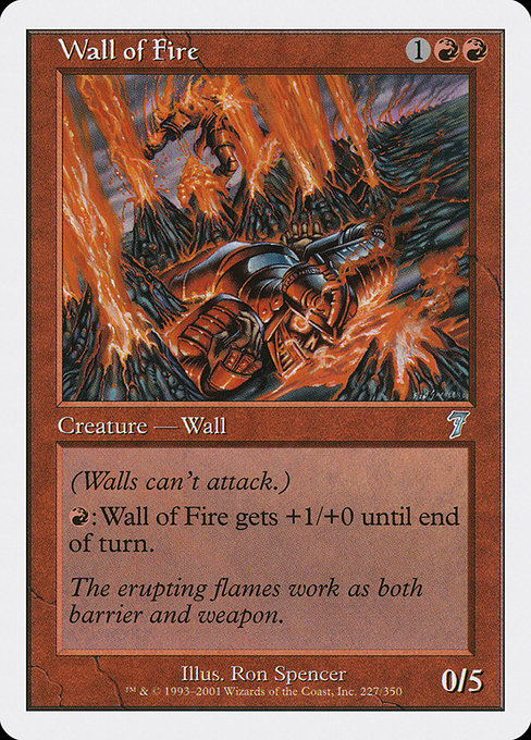 Wall of Fire [Seventh Edition - 227]