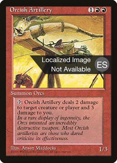 Orcish Artillery [Fourth Edition Foreign Black Border - 214]