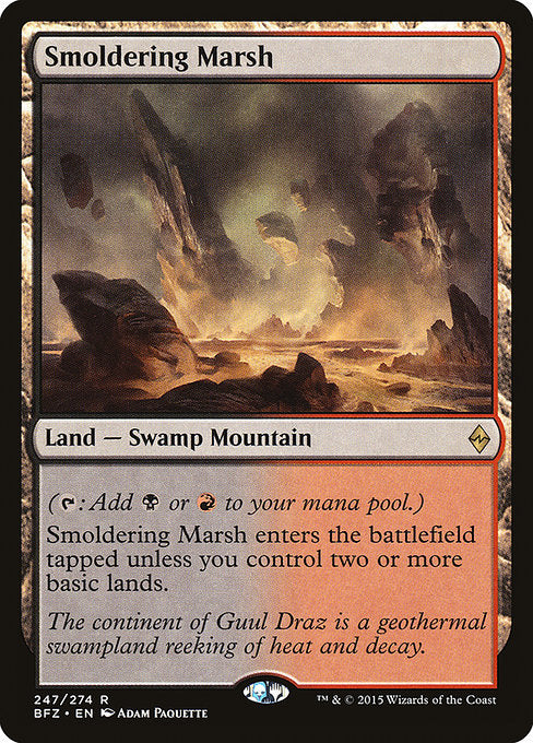 Smoldering Marsh [Battle for Zendikar - 247]
