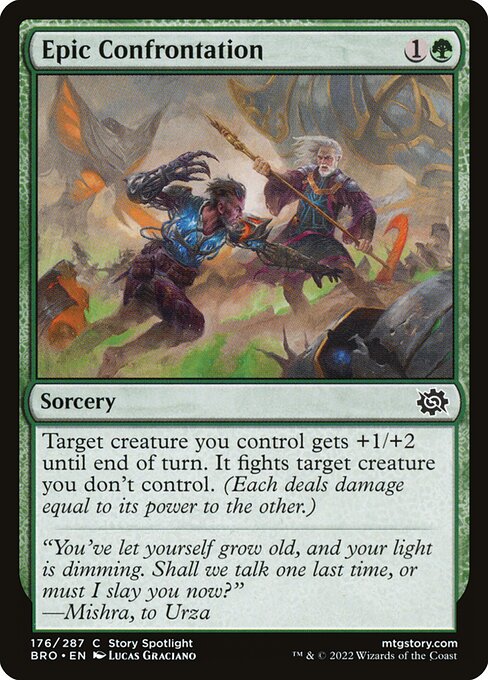 Epic Confrontation [The Brothers' War - 176]