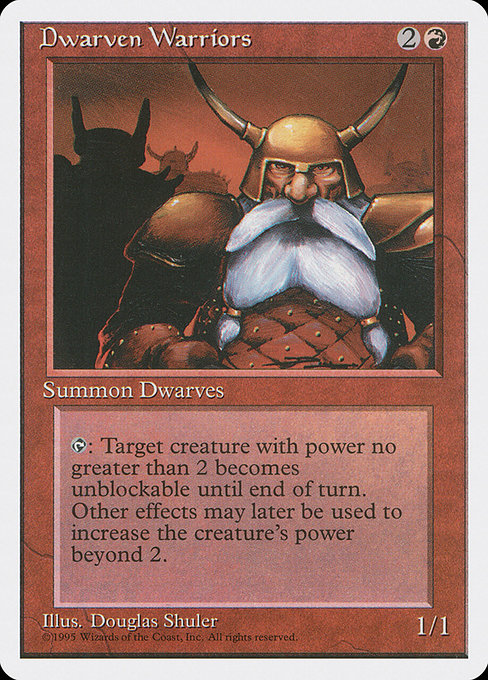Dwarven Warriors [Fourth Edition - 187]