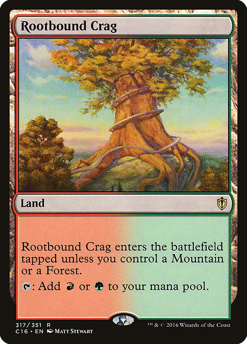 Rootbound Crag [Commander 2016 - 317]