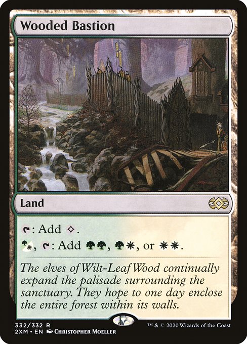 Wooded Bastion [Double Masters - 332]