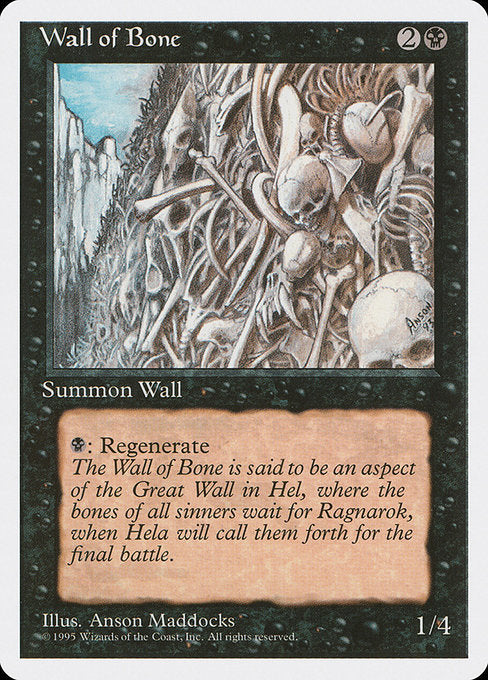 Wall of Bone [Fourth Edition - 168]