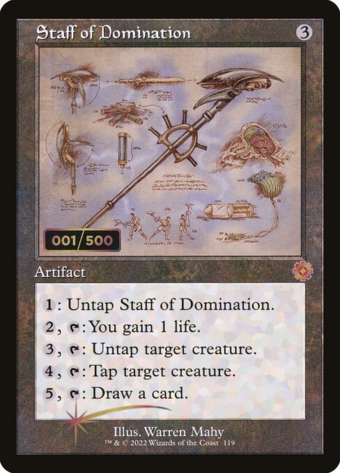 Staff of Domination [The Brothers' War Retro Artifacts - 119z]