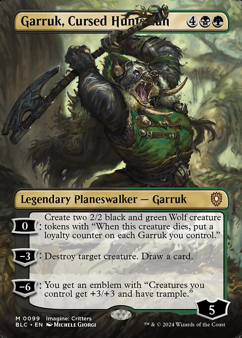 Garruk, Cursed Huntsman [Bloomburrow Commander - 99]
