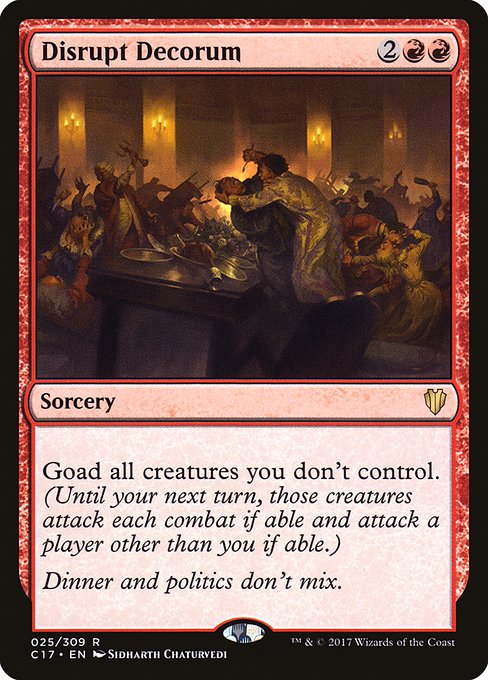 Disrupt Decorum [Commander 2017 - 25]
