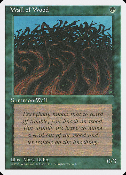Wall of Wood [Fourth Edition - 284]