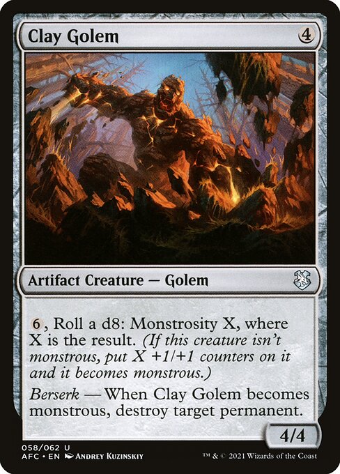 Clay Golem [Forgotten Realms Commander - 58]