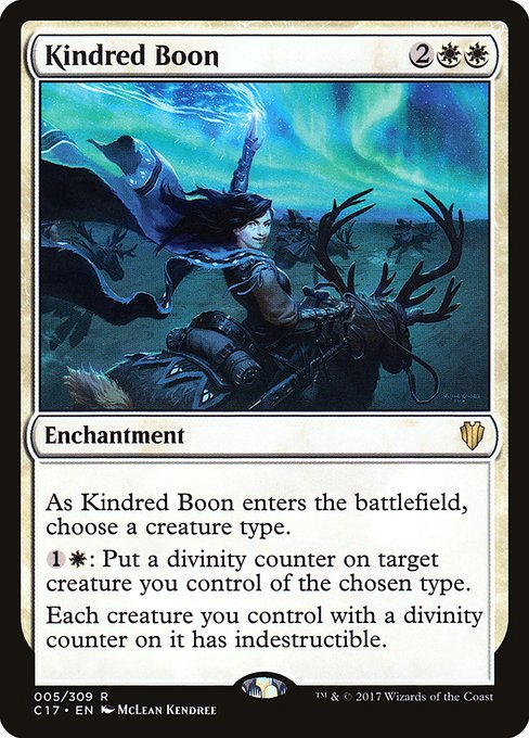 Kindred Boon [Commander 2017 - 5]