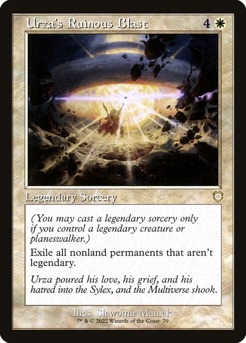 Urza's Ruinous Blast [The Brothers' War Commander - 79]
