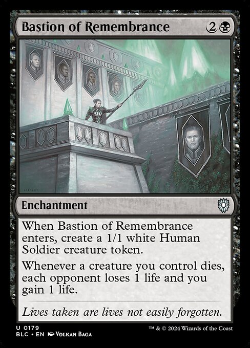 Bastion of Remembrance [Bloomburrow Commander - 179]