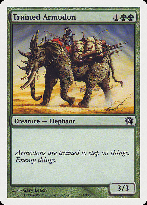 Trained Armodon [Ninth Edition - 274]