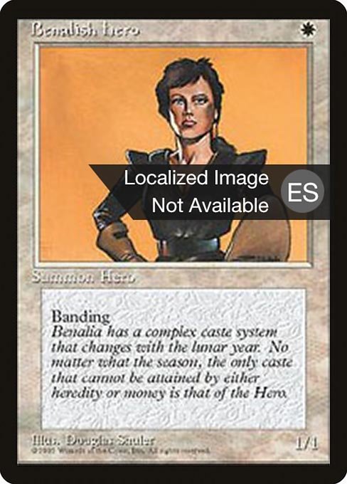 Benalish Hero [Fourth Edition Foreign Black Border - 7]