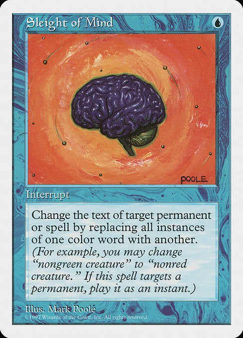 Sleight of Mind [Fifth Edition - 124]