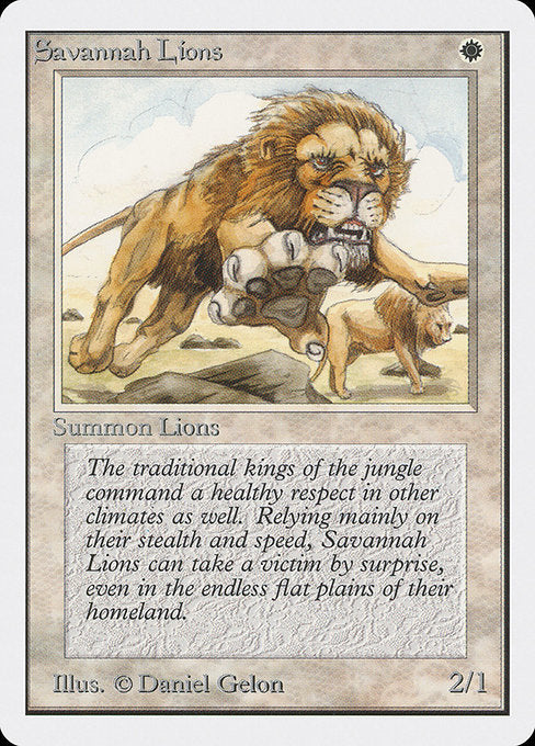 Savannah Lions [Unlimited Edition - 39]