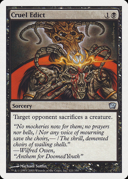 Cruel Edict [Ninth Edition - 121]