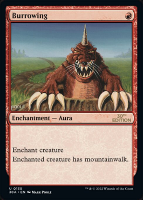 Burrowing [30th Anniversary Edition - 135]