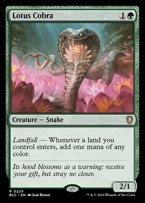 Lotus Cobra [Bloomburrow Commander - 229]