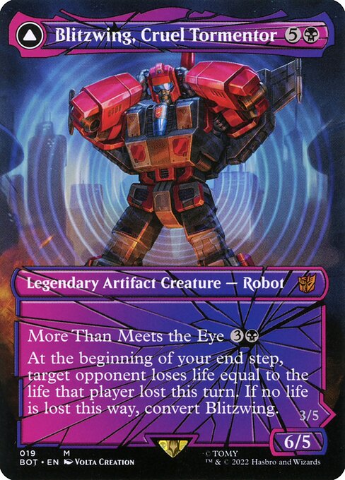 Blitzwing, Cruel Tormentor // Blitzwing, Adaptive Assailant [Transformers - 19]