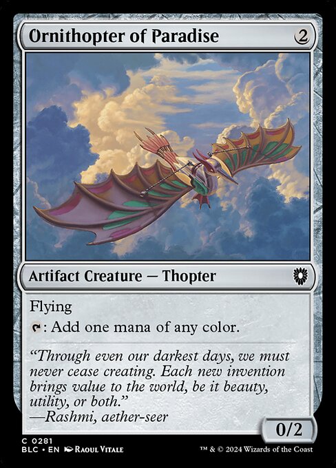Ornithopter of Paradise [Bloomburrow Commander - 281]
