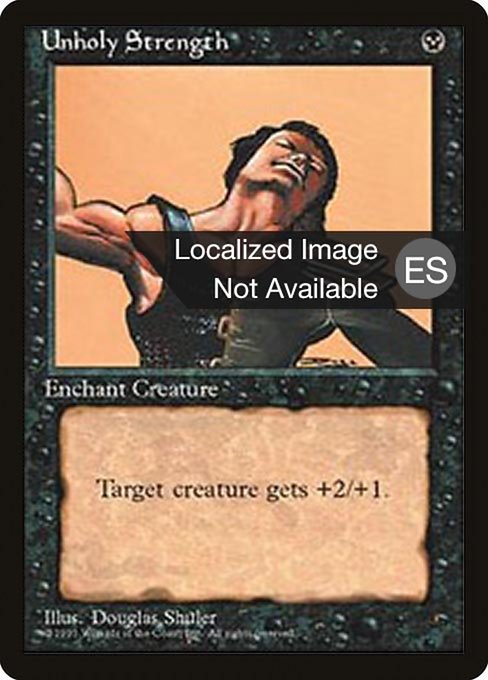 Unholy Strength [Fourth Edition Foreign Black Border - 166]