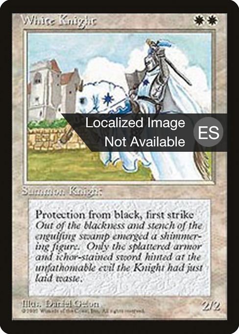 White Knight [Fourth Edition Foreign Black Border - 56]