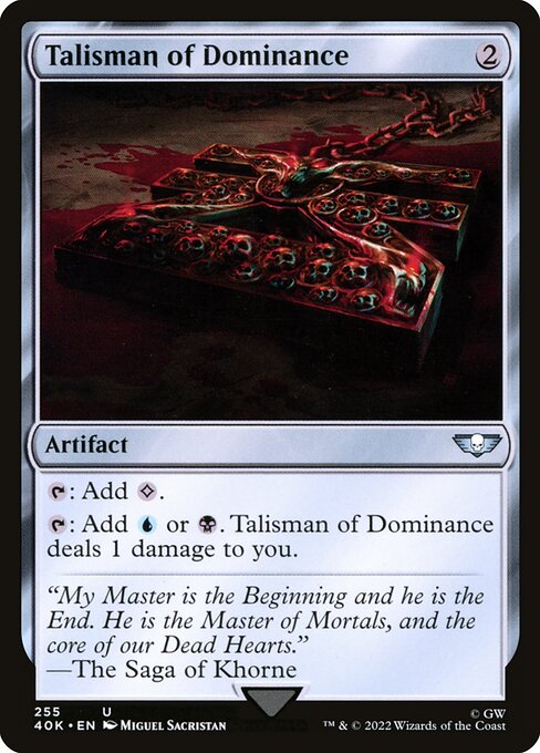 Talisman of Dominance [Warhammer 40,000 Commander - 255]
