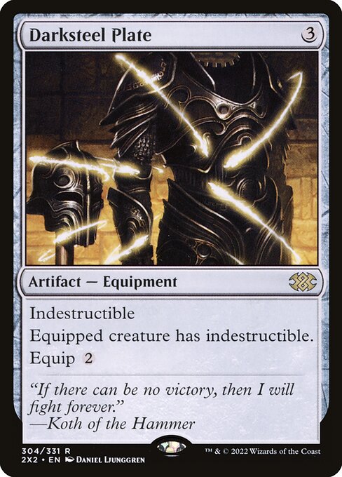 Darksteel Plate [Double Masters 2022 - 304]