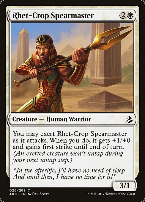 Rhet-Crop Spearmaster [Amonkhet - 26]
