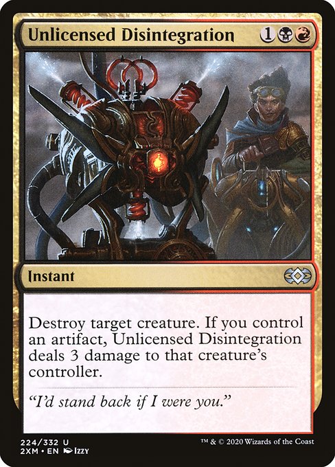 Unlicensed Disintegration [Double Masters - 224]