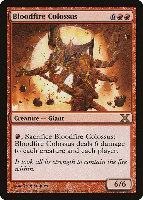 Bloodfire Colossus [Tenth Edition - 191]