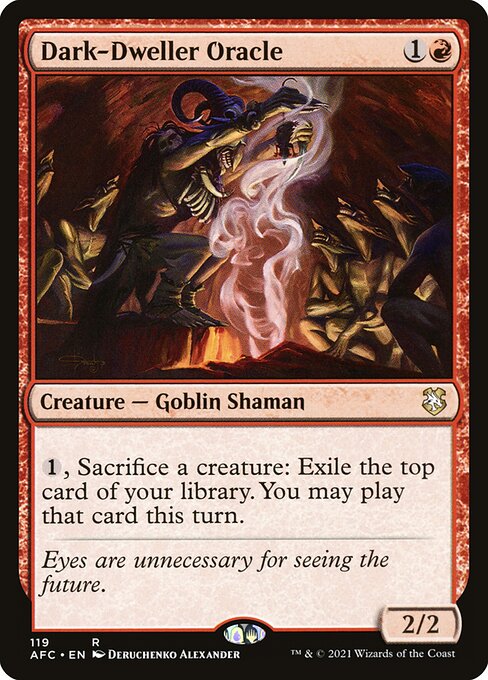 Dark-Dweller Oracle [Forgotten Realms Commander - 119]