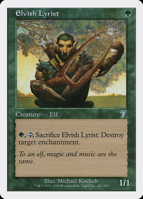 Elvish Lyrist [Seventh Edition - 241]