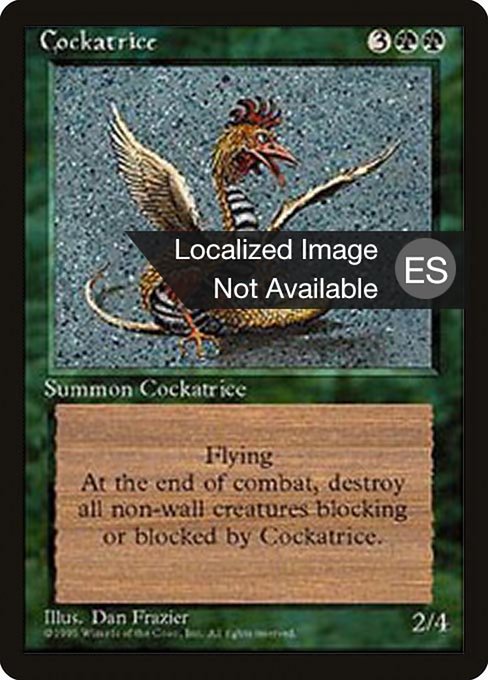 Cockatrice [Fourth Edition Foreign Black Border - 237]
